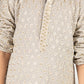 Grey Rayon Diwali Boys Kurta Set