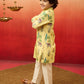 Yellow Rayon Diwali Boys Kurta Set