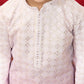 Onion Cotton Blend Navratri Boys Kurta Set