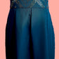 Turquoise Georgette Wedding Wear Girls Ethnic Set