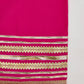 Pink Silk Blend Wedding Wear Girls Kurta Set