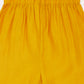 Yellow Silk Blend Wedding Wear Girls Kurta Set