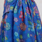 Blue Organza Wedding Wear Girls Lehenga Choli Set