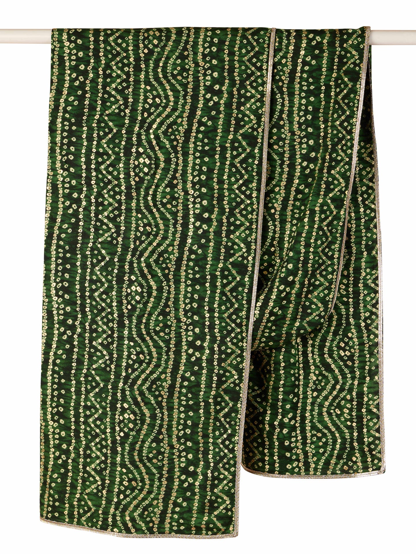 Green Rayon Festival Men's Dupatta