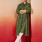 Green Rayon Festival Men's Dupatta