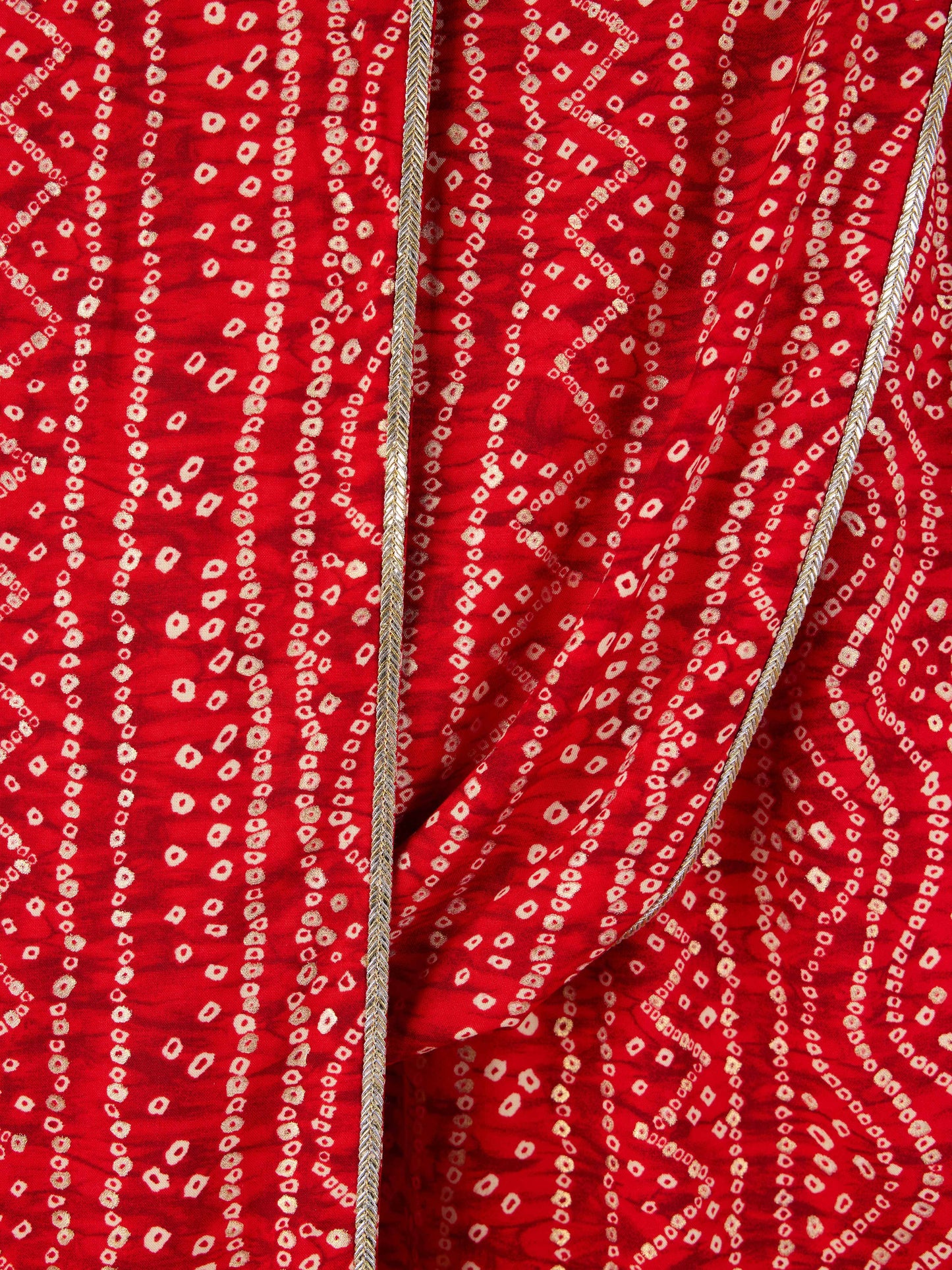 Red Rayon Festival Men's Dupatta