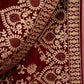 Maroon Velvet Festival Men's Dupatta