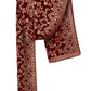 Maroon Velvet Festival Men's Dupatta