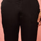 Stunning Black Silk Blend Wedding Men's Indo Western Set