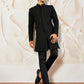 Black Silk Blend Festival Men's Indo Western Set