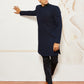 Men's Silk Blend Indo Western And Pant Set