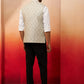 Grey Silk Blend Party Wedding Wear Men's Jacket