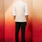 Purple Silk Blend Party Wear Men's Jacket