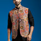 Chocolate Silk Blend Party Wear Men's Jacket