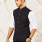 Wine Silk Blend Party Wear Men's Jacket