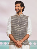 Black Silk Party Wear Men's Jacket