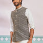 Black Silk Party Wear Men's Jacket