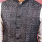 Grey Silk Blend Festival Wear Men's Jacket