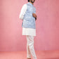 Grey Silk Blend Wedding Wear Men's Jacket