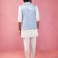 Grey Silk Blend Wedding Wear Men's Jacket