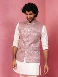 Onion Silk Blend Party Wear Men's Jacket
