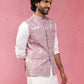 Onion Silk Blend Party Wear Men's Jacket
