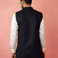 Blue Silk Blend Festival Men's Jacket