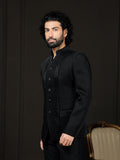 Stylist Black Silk Blend Festival Men's Jacket