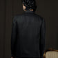 Stylist Black Silk Blend Festival Men's Jacket