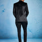 Black Silk Sequins Festival Men's Jacket Set