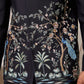 Designer Black Silk Blend Festival Men's Jacket