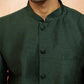 Brown Silk Blend Festival Men's Jacket