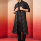 Cream Silk Blend Festival Men's Kurta Set with Dupatta