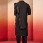 Cream Silk Blend Festival Men's Kurta Set with Dupatta