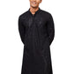 Black Rayon Festival Wear Men's Kurta Set