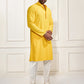 Maroon Rayon Festival Men's Kurta Set