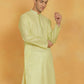Men's Mint Green Cotton Kurta