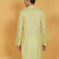 Men's Mint Green Cotton Kurta
