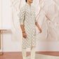 Cream Cotton Festival Men's Kurta Set