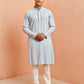 Aqua Rayon Festival Wear Men'S Kurta Set