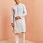 Grey Rayon Festival Wear Men'S Kurta Set
