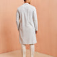 Grey Rayon Festival Wear Men'S Kurta Set