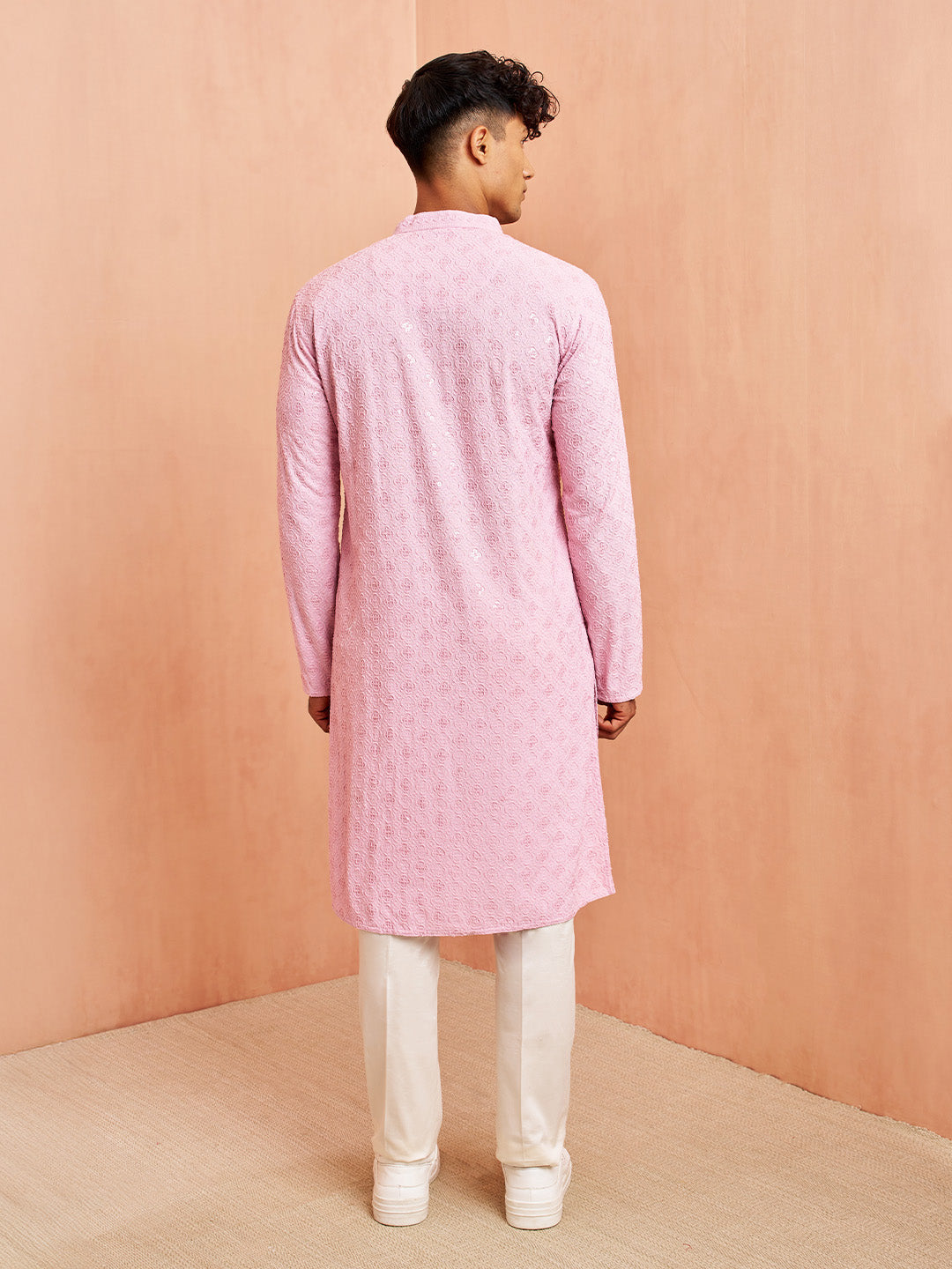Onion Rayon Festival Wear Men'S Kurta Set