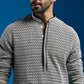 Men's Black Georgette Kurta
