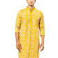 Mustard Faux Geogette Festival Men's Kurta