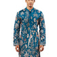 Turquoise Silk Blend Wedding Men's Kurta