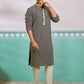 Pista Green Rayon Wedding Men's Kurta Set
