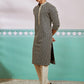 Pista Green Rayon Wedding Men's Kurta Set