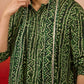 Green Rayon Casual Men's Kurta Set with Dupatta