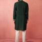 Cream Silk Wedding Wear Men'S Kurta Set
